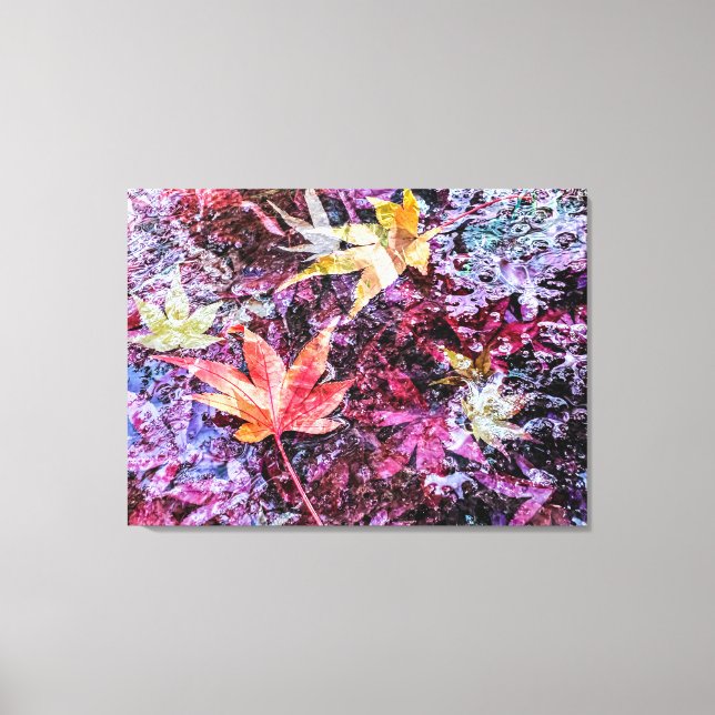 Impressão Em Tela Folhas de Fallen (Frente)