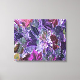 Impressão Em Tela Folhas de Folhagem de Arte Abstrata