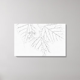 Impressão Em Tela Folhas de madeira