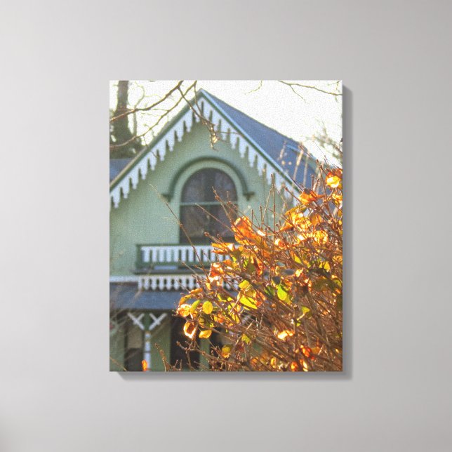 Impressão Em Tela Folhas de ouro e pão-de-gengala - Vinha de Martha (Frente)