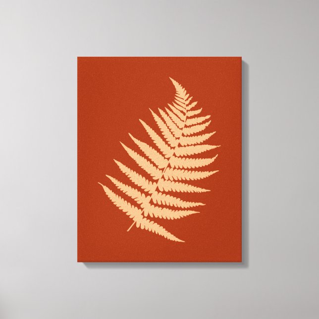 Impressão Em Tela Folhas de outono de Fern (Frente)