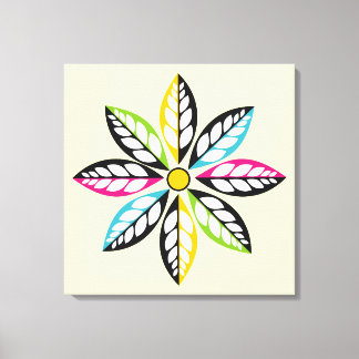 Impressão Em Tela Folhas decorativas modernas, abstrato