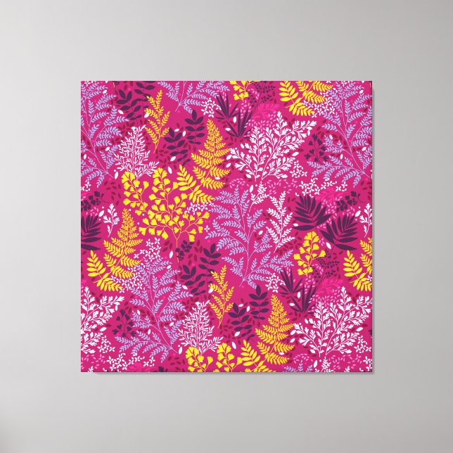 Impressão Em Tela Folhas do outono do Ouro da Borgonha (Frente)