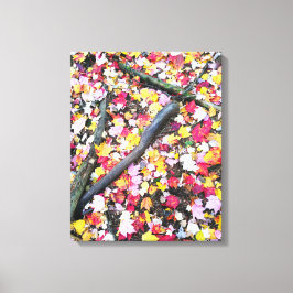 Impressão Em Tela Folhas do outono no chão