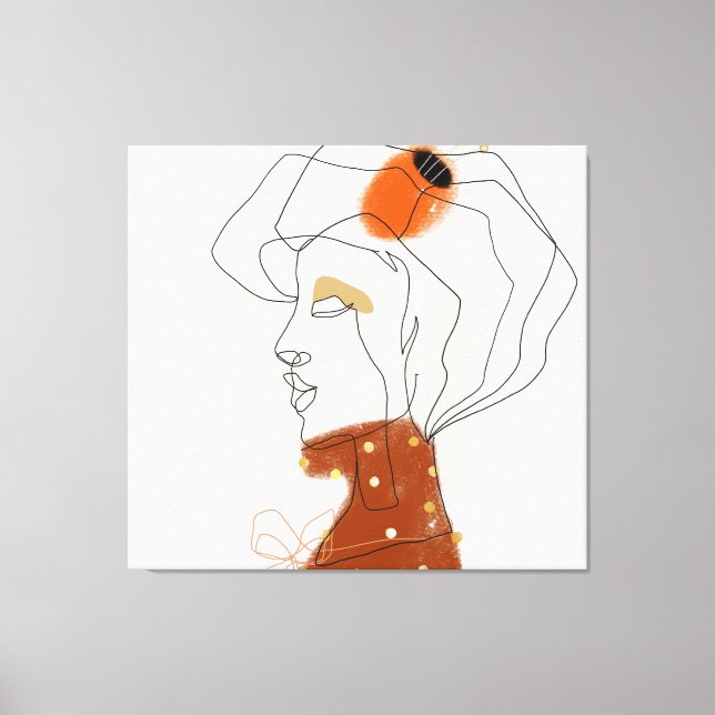 Impressão Em Tela Folhas Tropicais, Design de padrão sem costura. (Frente)