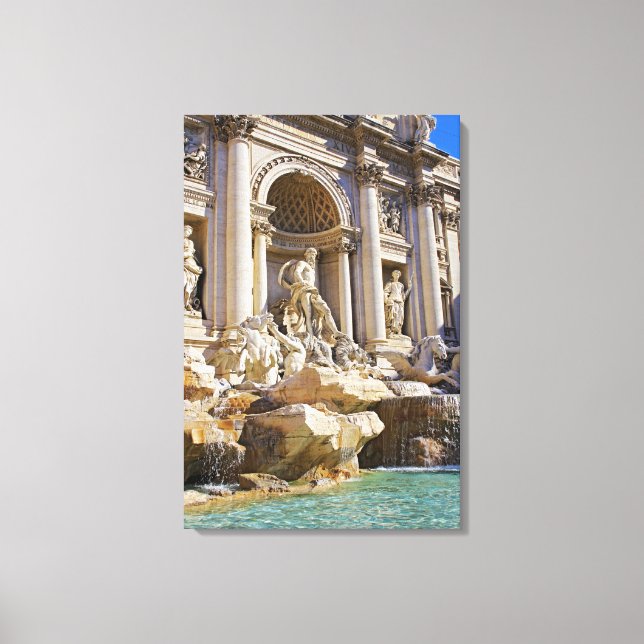Impressão Em Tela fonte da Trevi (Frente)