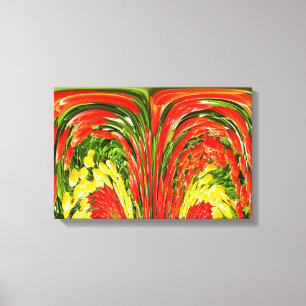 Impressão Em Tela Fonte de tulipas arte