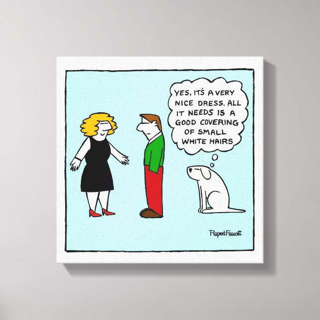 Impressão Em Tela Fora da tela de abertura - Belo vestido (Frente)