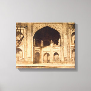 Impressão Em Tela Fora do Taj Mahal, ilustrado provavelmente 'no pH
