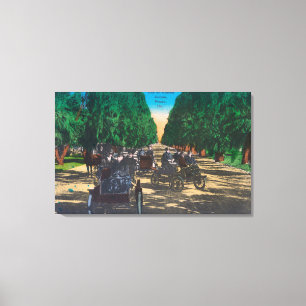 Impressão Em Tela Fords do Modelo-T em Kearney AvenueFresno, CA