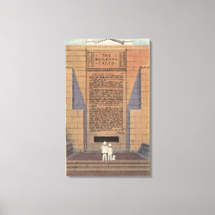 Impressão Em Tela Forest Lawn Memorial Park, o credo do construtor