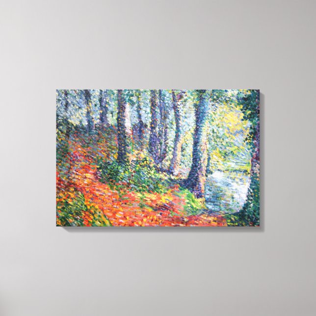 Impressão Em Tela Forest Undergrowth (por Léo Gausson) (Frente)