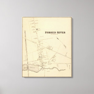 Impressão Em Tela Forked River, Nova Jersey