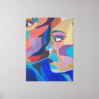 Impressão Em Tela Forma de Arte Clássica Abstrata