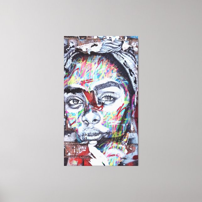Impressão Em Tela Forma de Arte Clássica Abstrata (Frente)