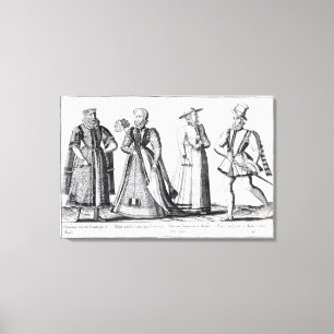 Impressão Em Tela Forma durante o período de Tudor