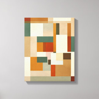 Impressão Em Tela Forma Geométrica Moderna Formas Coloridas Arte Can