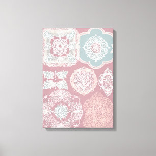 Impressão Em Tela Forma Geométrica Moderna Formas Coloridas Arte Can