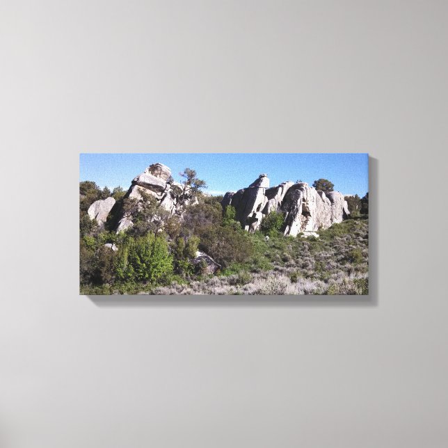 Impressão Em Tela Formação na Reserva Nacional da Cidade das Rochas (Frente)