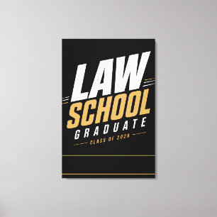 Impressão Em Tela Formado na Faculdade de Direito Personalizado 2026