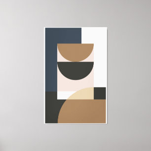 Impressão Em Tela formas abstrato