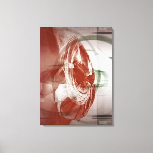 Impressão Em Tela Formas circulares contra fundo de luz