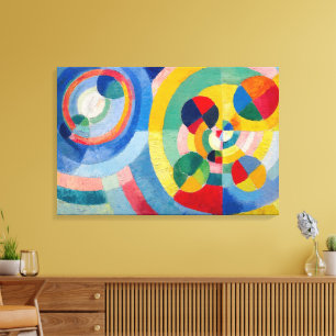 Impressão Em Tela Formas Circulares Robert Delaunay