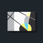 Impressão Em Tela Formas de abstrato geométrica azul preto amarelo m<br><div class="desc">"Traga uma aresta sofisticada e contemporânea para o seu espaço com as nossas formas modernas de Abstrato preto azul-preto para cores Impressão de tela. Essa impressionante obra de arte é um testemunho da beleza da expressão abstrato, oferecendo uma interatividade equilibrada de formas e cores que pode transformar qualquer espaço em...</div>