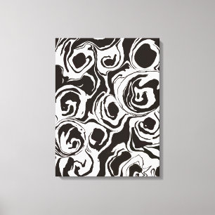 Impressão Em Tela Formas de círculo contemporâneo moderno abstrato