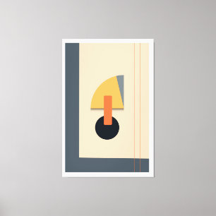 Impressão Em Tela Formas geométricas brutais