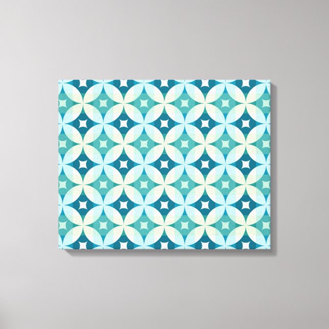 Impressão Em Tela Formas geométricas, papel de parede de abstrato. (Frente)