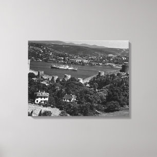 Impressão Em Tela Fortaleza Bosphorus de Istambul, na Turquia