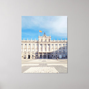 Impressão Em Tela Fortaleza do Palácio Real da Espanha Madrid