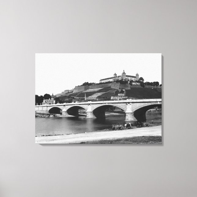 Impressão Em Tela Fortaleza Festung Marienberg (Frente)