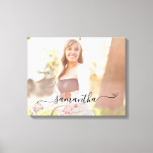 Foto com Nome e Arco Fofo Personalizado