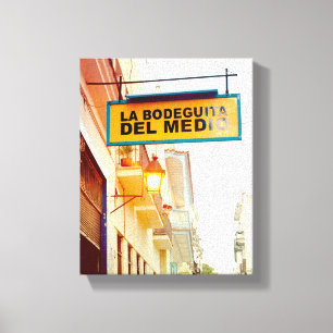 Impressão Em Tela Foto cubana de Havana Habana   Bodegita  