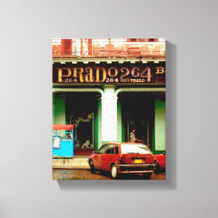 Impressão Em Tela Foto cubana de Velho Havana   Prado 264  