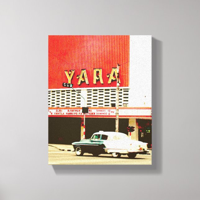 Impressão Em Tela Foto cubana de Velho Havana | Yara | (Frente)