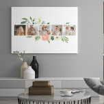Impressão Em Tela Foto Da Família Trendy Collage Com Presente De Flo<br><div class="desc">Capture lindas memórias com nossa Foto da Família Trendy Collage com a coleção Flores no Zazzle. Este dom único e personalizado é perfeito para mostrar momentos familiares queridos enquanto incorpora a elegância das flores e o toque pessoal das iniciais. Nosso design de colagem permite que você apresente várias fotos da...</div>