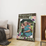 Impressão Em Tela Foto da vovó excelente - Madeira russa e floral<br><div class="desc">Crie uma canvas especial para a avó excelente mais amada de todos os tempos! O modelo está pronto para você editar a "Avó Excelente", para ficar gee ou seu nome preferido para sua avó excelente e carregar sua foto. Uma foto vertical de retrato será a mais fácil de usar -...</div>