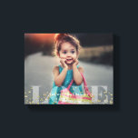 Impressão Em Tela Foto de amor e brilho<br><div class="desc">canvas de fotos com sangramento de cheio. Personalize-o com sua data de casamento,  nome de família ou qualquer texto de sua escolha para uma bela e única obra de arte de parede.</div>