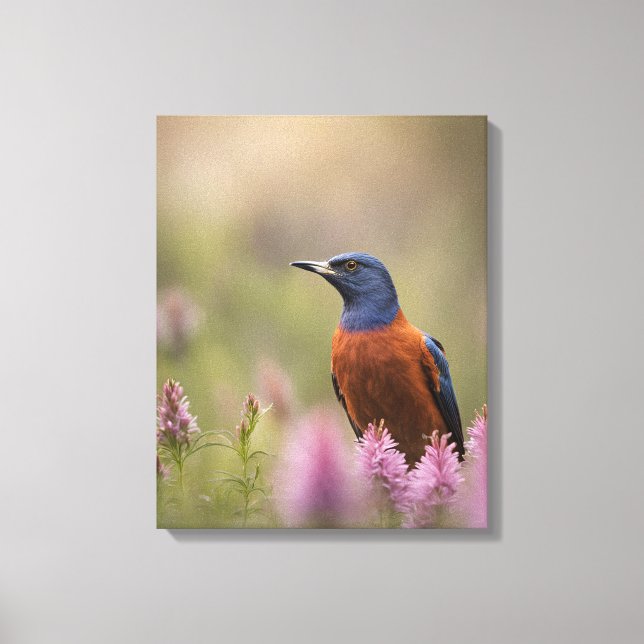 Impressão Em Tela Foto de Arte de Pássaro (Frente)