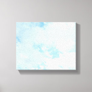 Impressão Em Tela Foto de Baby Blue Peaceful Sky Nursery Room