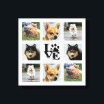 Impressão Em Tela Foto de cão 8 Imagens Instagrantes<br><div class="desc">Modelo de foto de cão pronto para adicionar suas próprias imagens a</div>