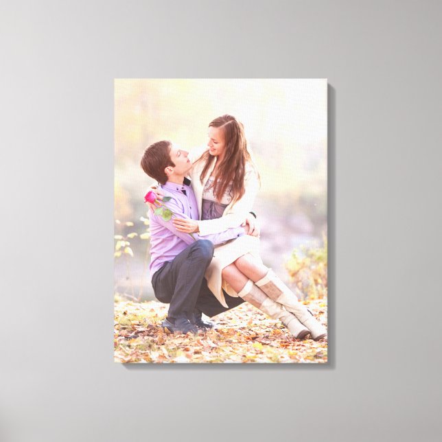 Impressão Em Tela Foto de Casal Canva (Frente)