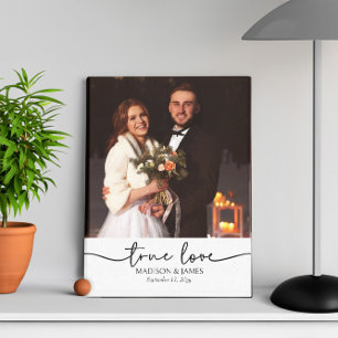 Impressão Em Tela Foto de Casamento do Amor Verdadeiro