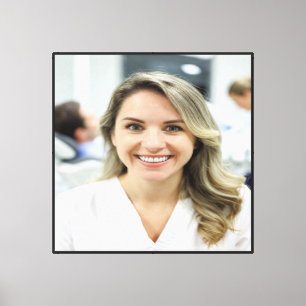 Impressão Em Tela Foto de Dentista Personalizar Customizar