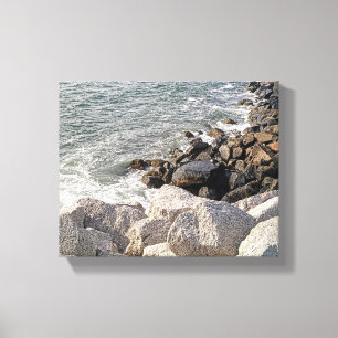 Impressão Em Tela Foto de Rocky Ocean Shore