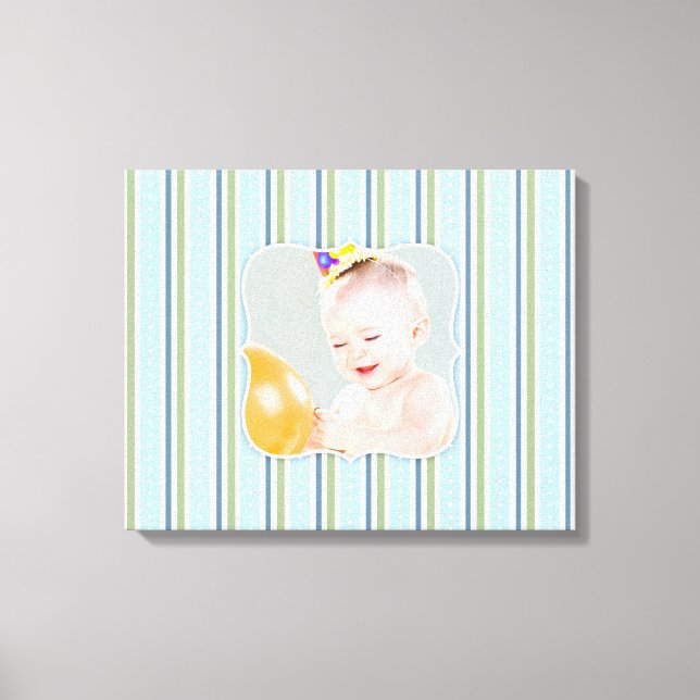 Impressão Em Tela Foto do Baby Boy [20x16 polegadas] Tela de impress (Frente)
