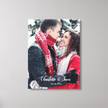 Foto do casal - Nomes - Impressão da tela
